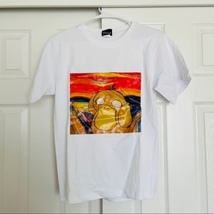 Unisex Psyduck x Munch the scream t-shirt